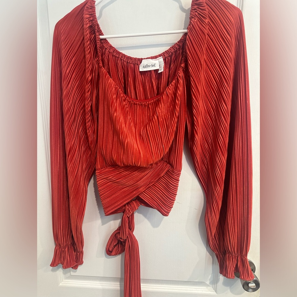 Long sleeve crop top